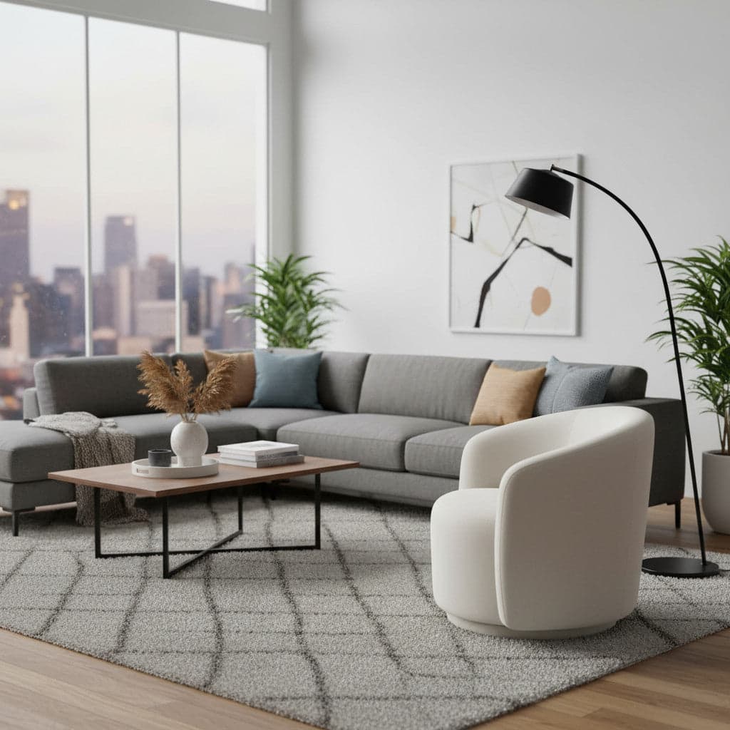 Occasional Chair Rounded | White