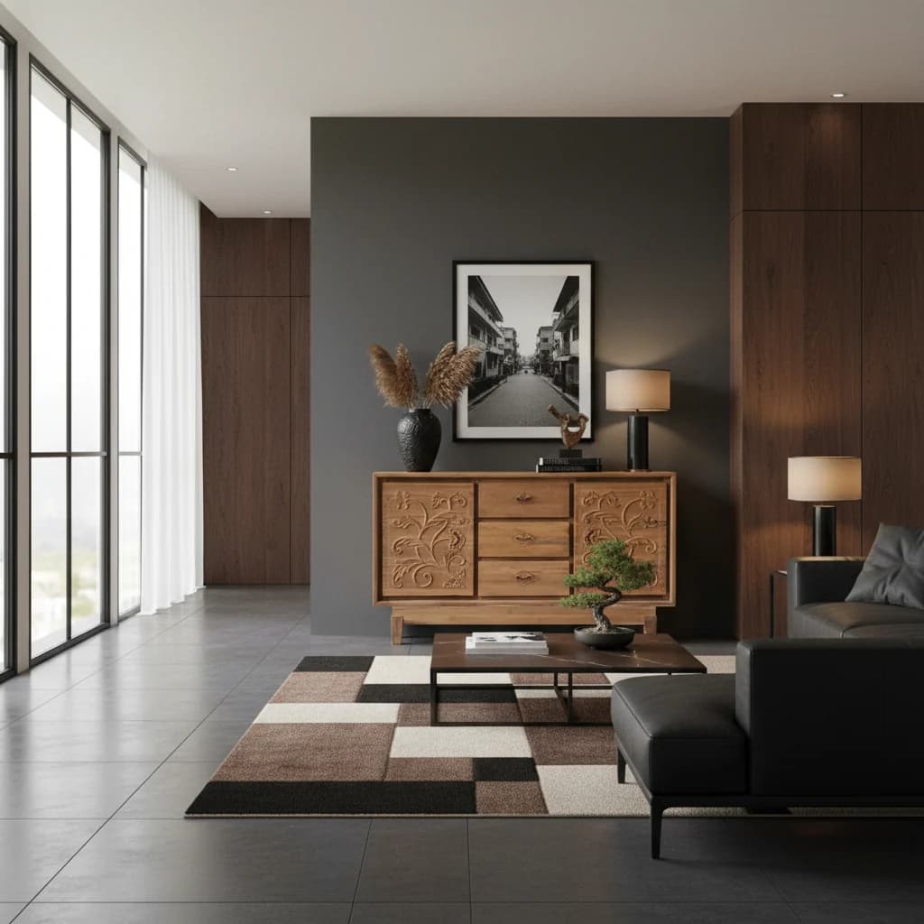 BUFFET TULIP2 DOOR 3 DRW | NATURAL