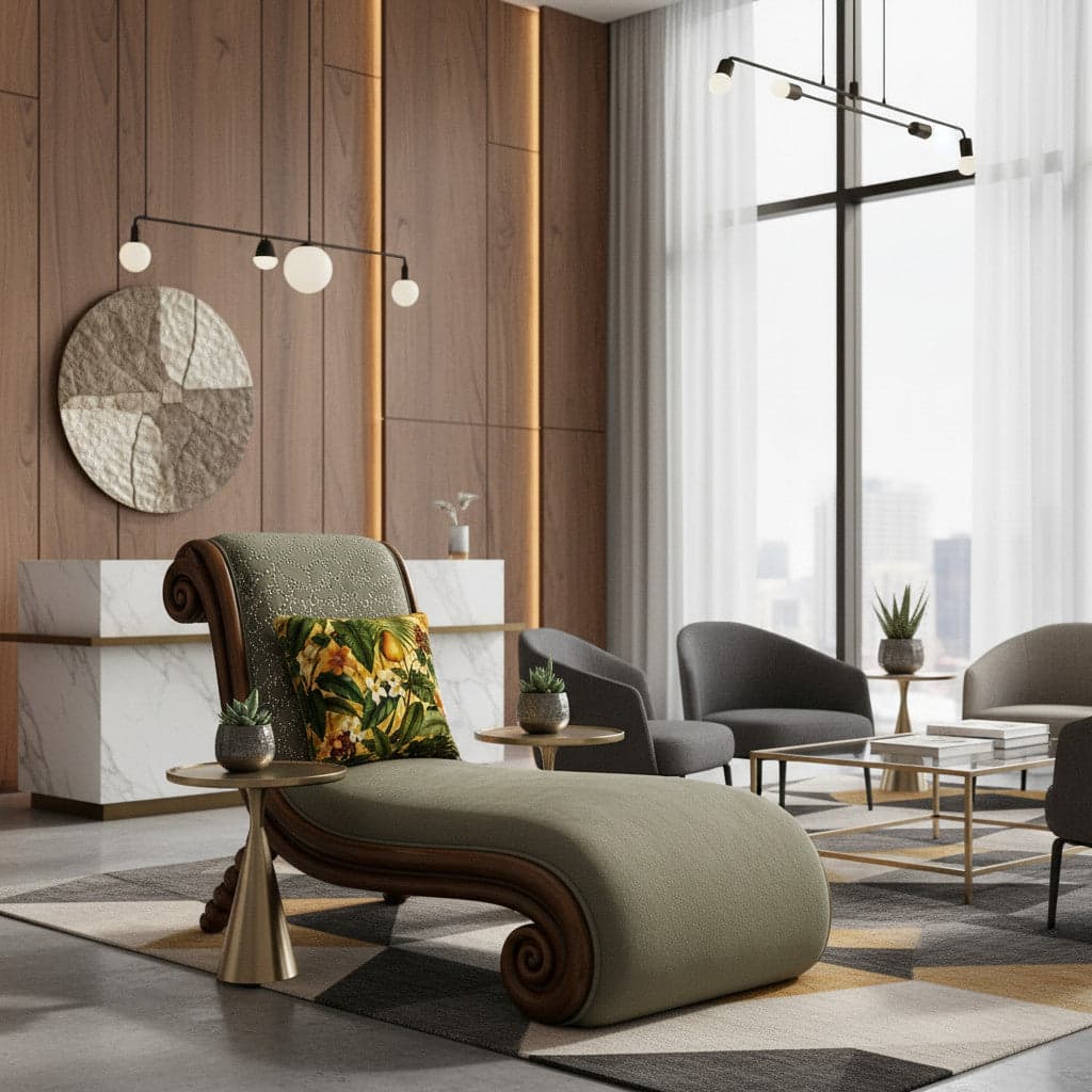 Nyamuk Lounger| Lounge Chair Upholstered