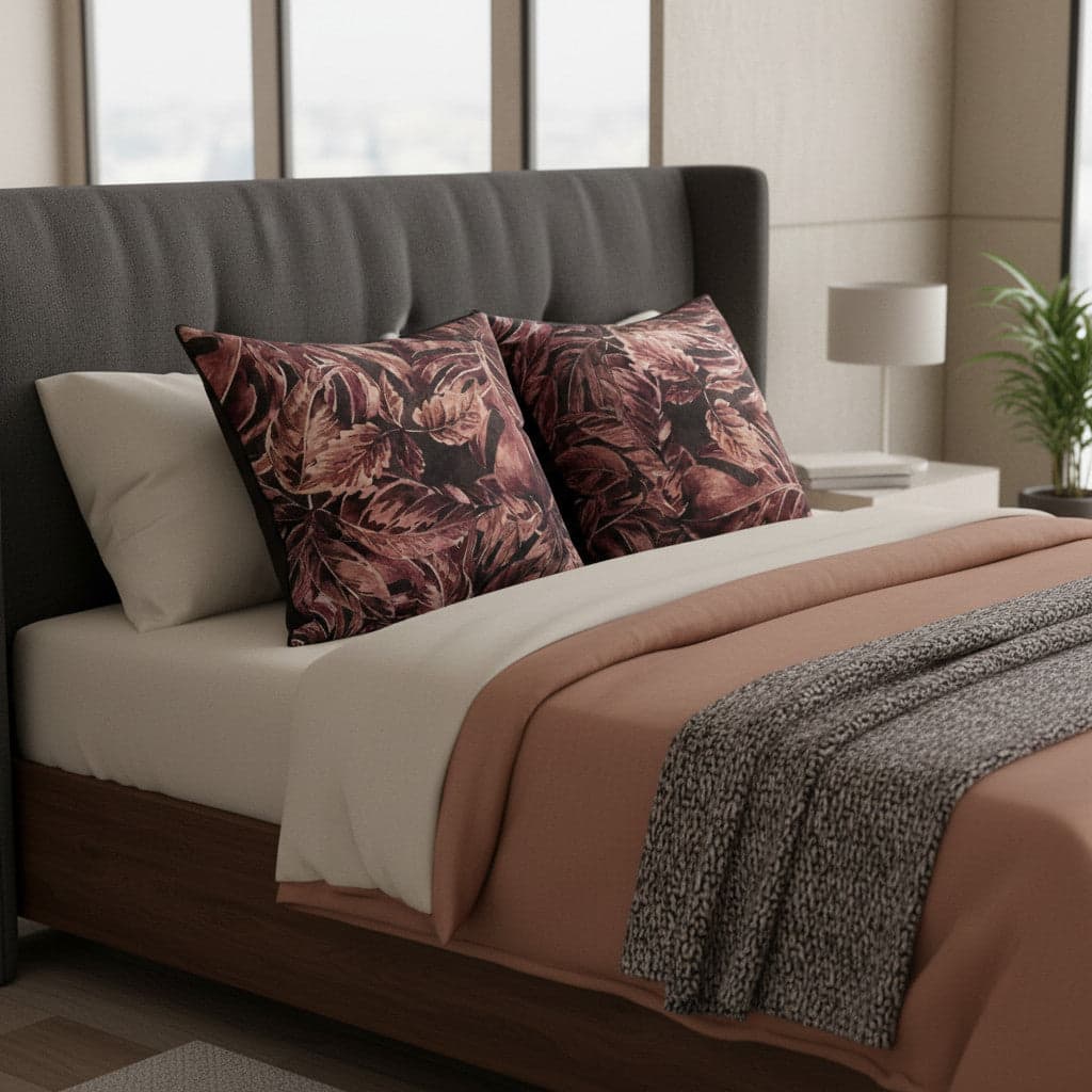 Scatter Cushion | Sweet Basil Blush Velvet | Secret Garden