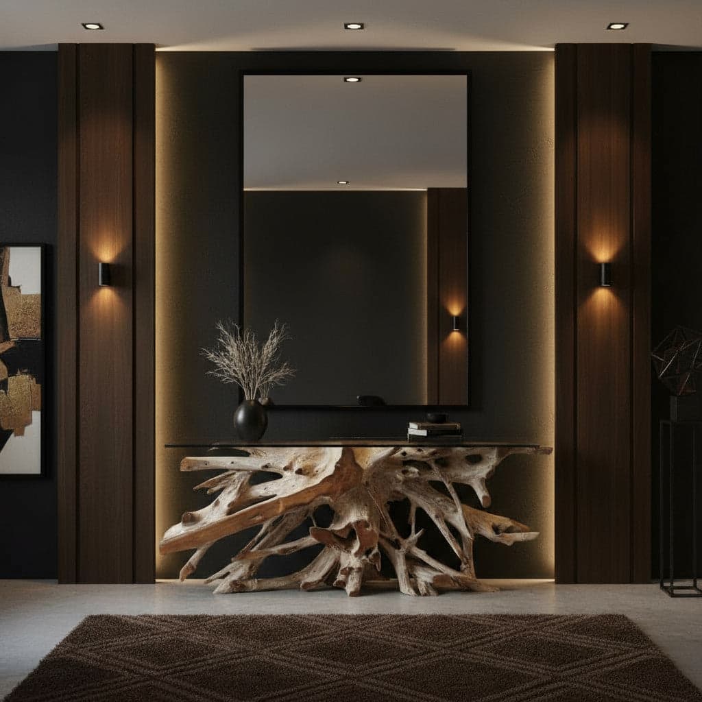 Console Table Tree Root | Long Natural 1.5m