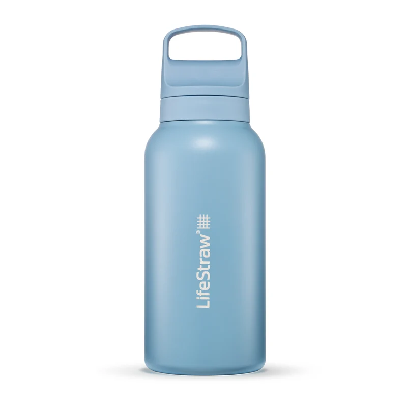 LifeStraw Go 2.0 Stainless Steel Filter Bottle, 1 Litre