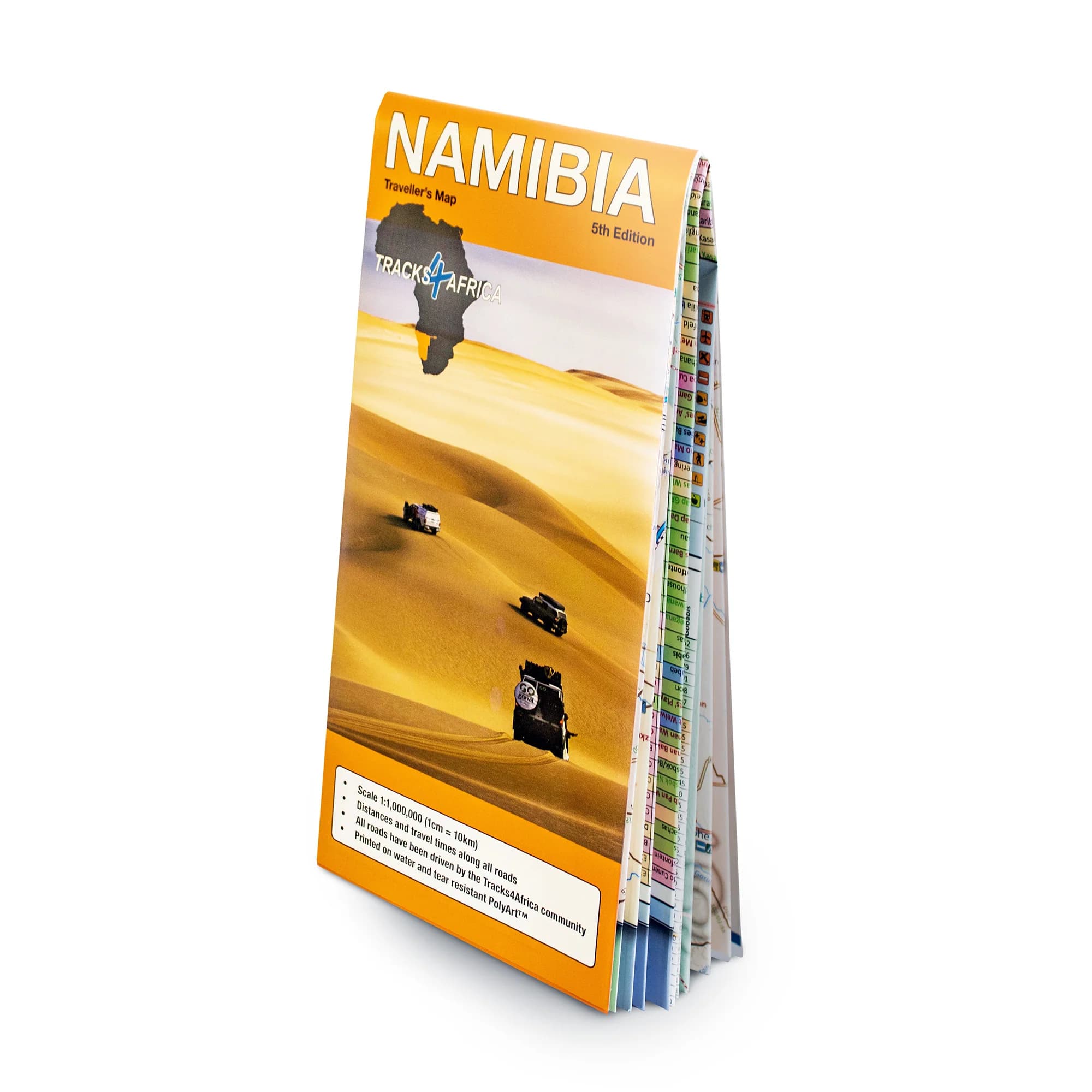 Tracks4Africa Namibia Traveller's Map, Edition 5