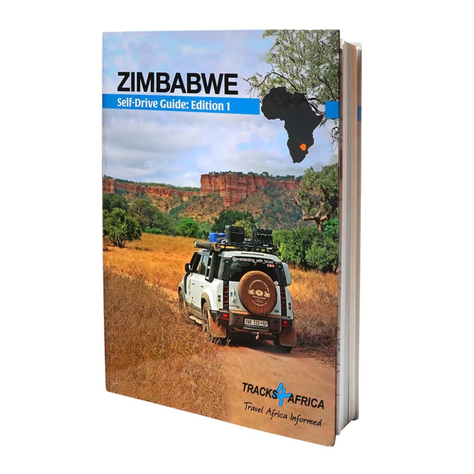 Tracks4Africa Zimbabwe Self-Drive Guide Book, Edition 1