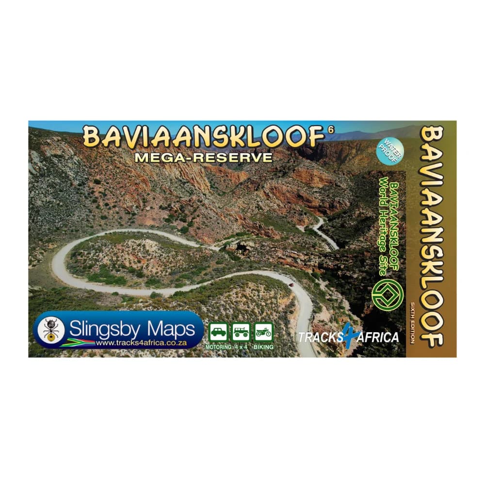 Slingsby Baviaanskloof Touring Map