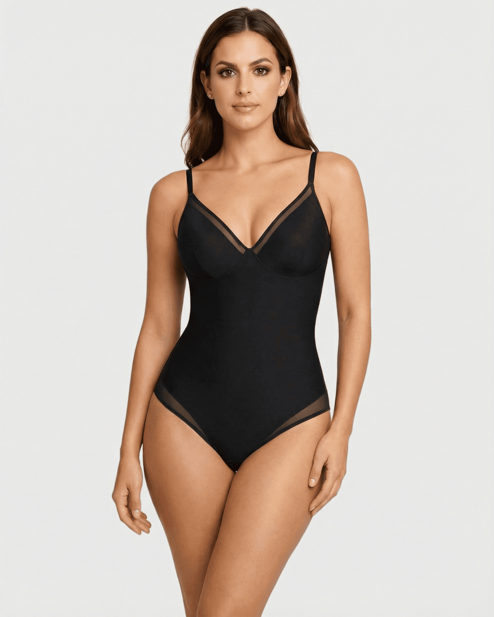 Tayla V-Neck Brief Bodysuit