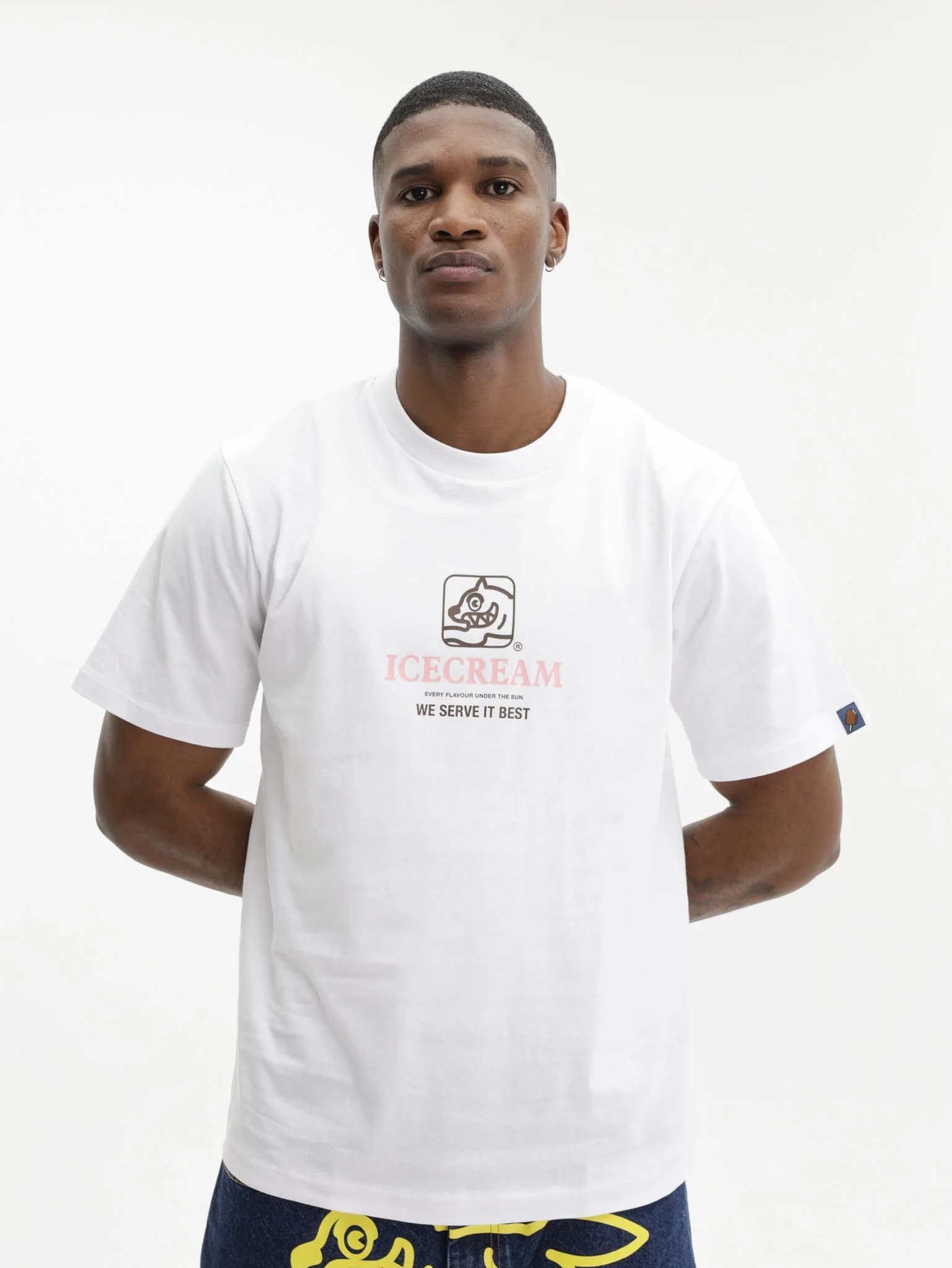 Ice Cream T-Shirt Serve It Best White