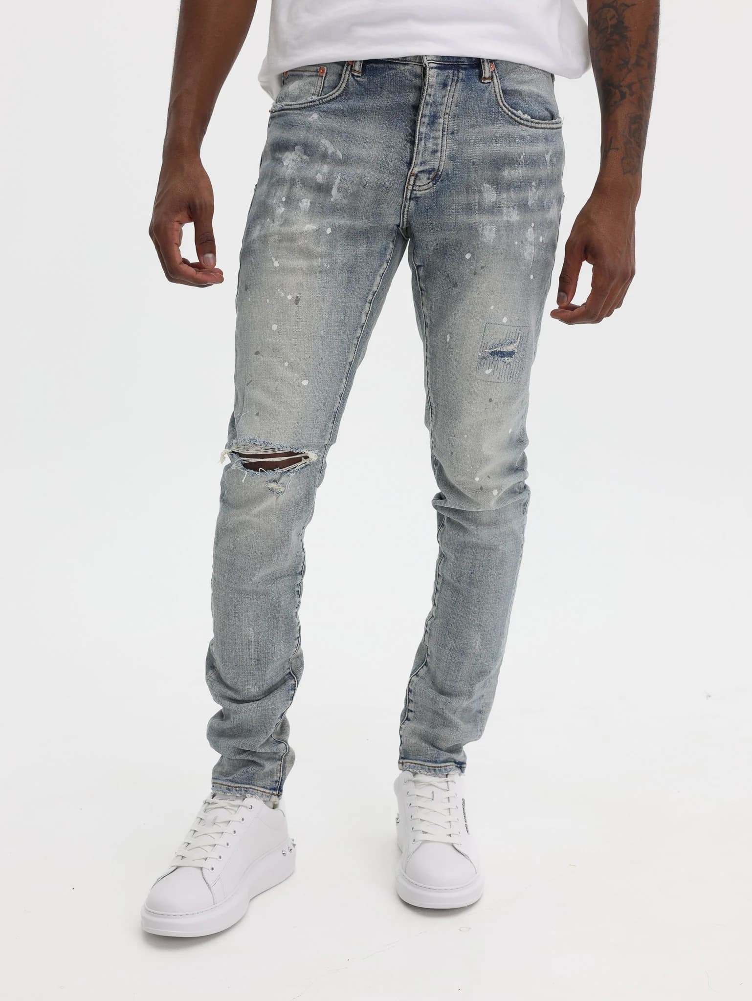 Purple Jeans Blowout Light Indigo