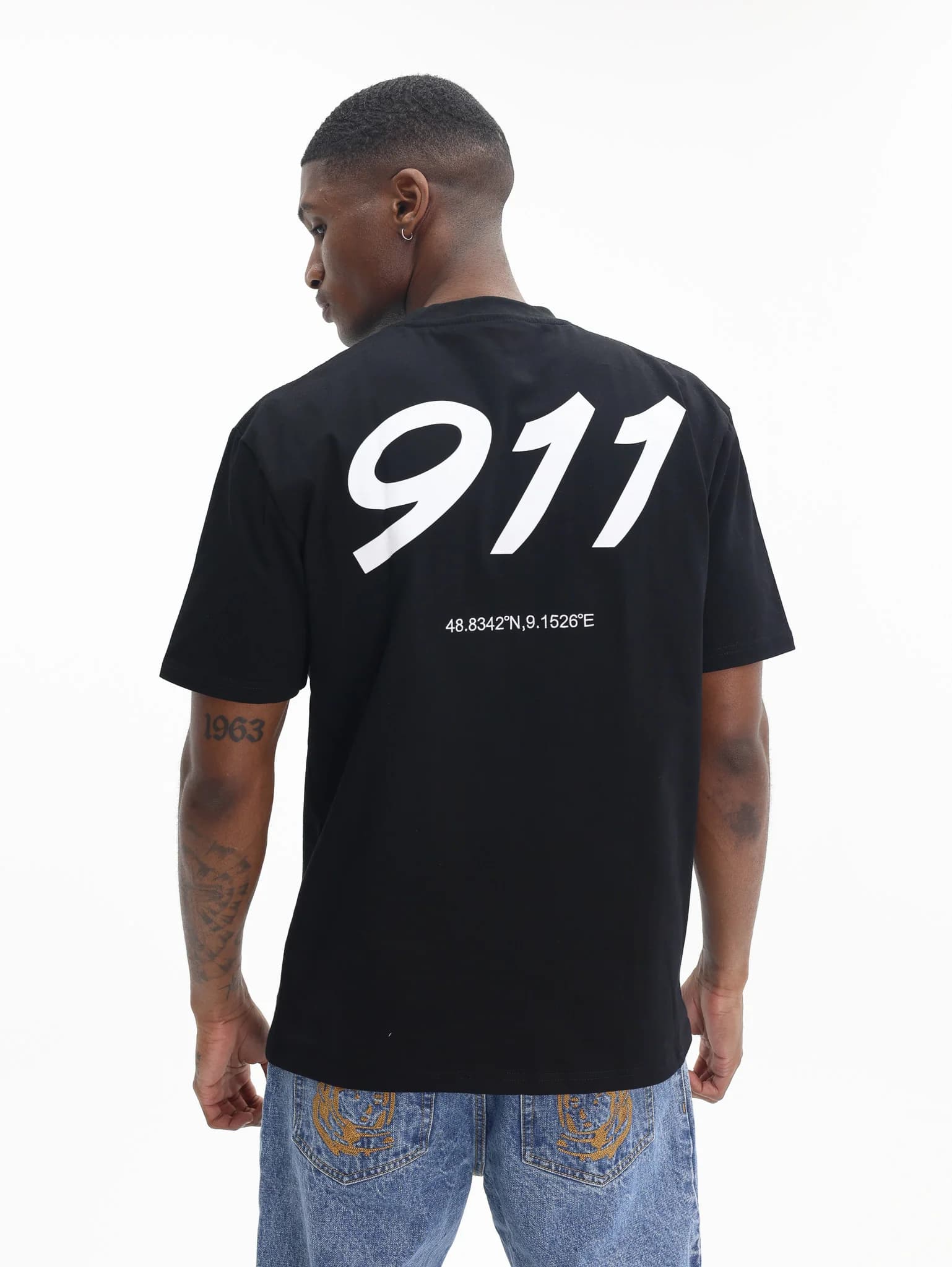 Capone T-Shirt Bottom Logo Black