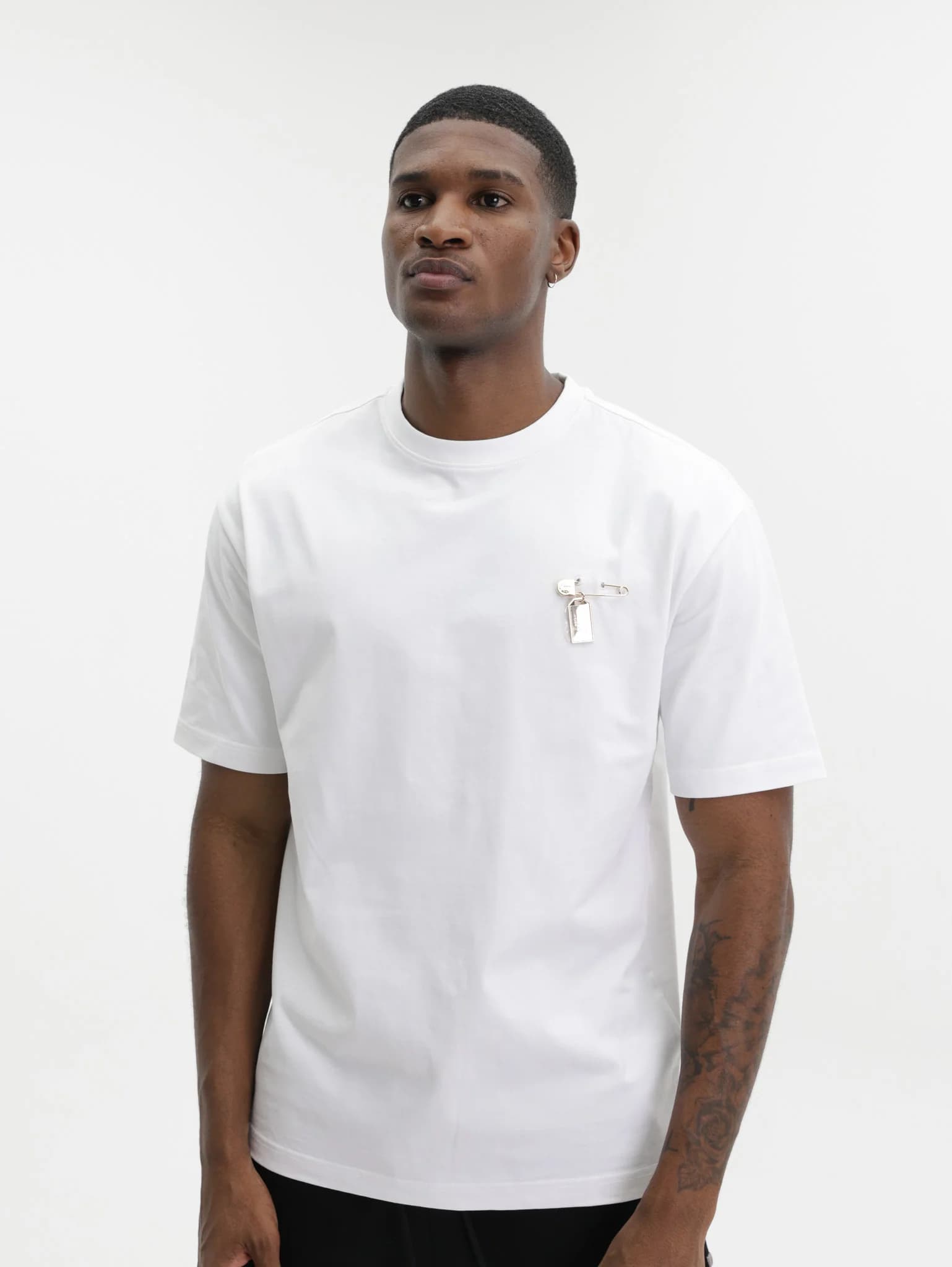 Capone T-Shirt Pin Logo White