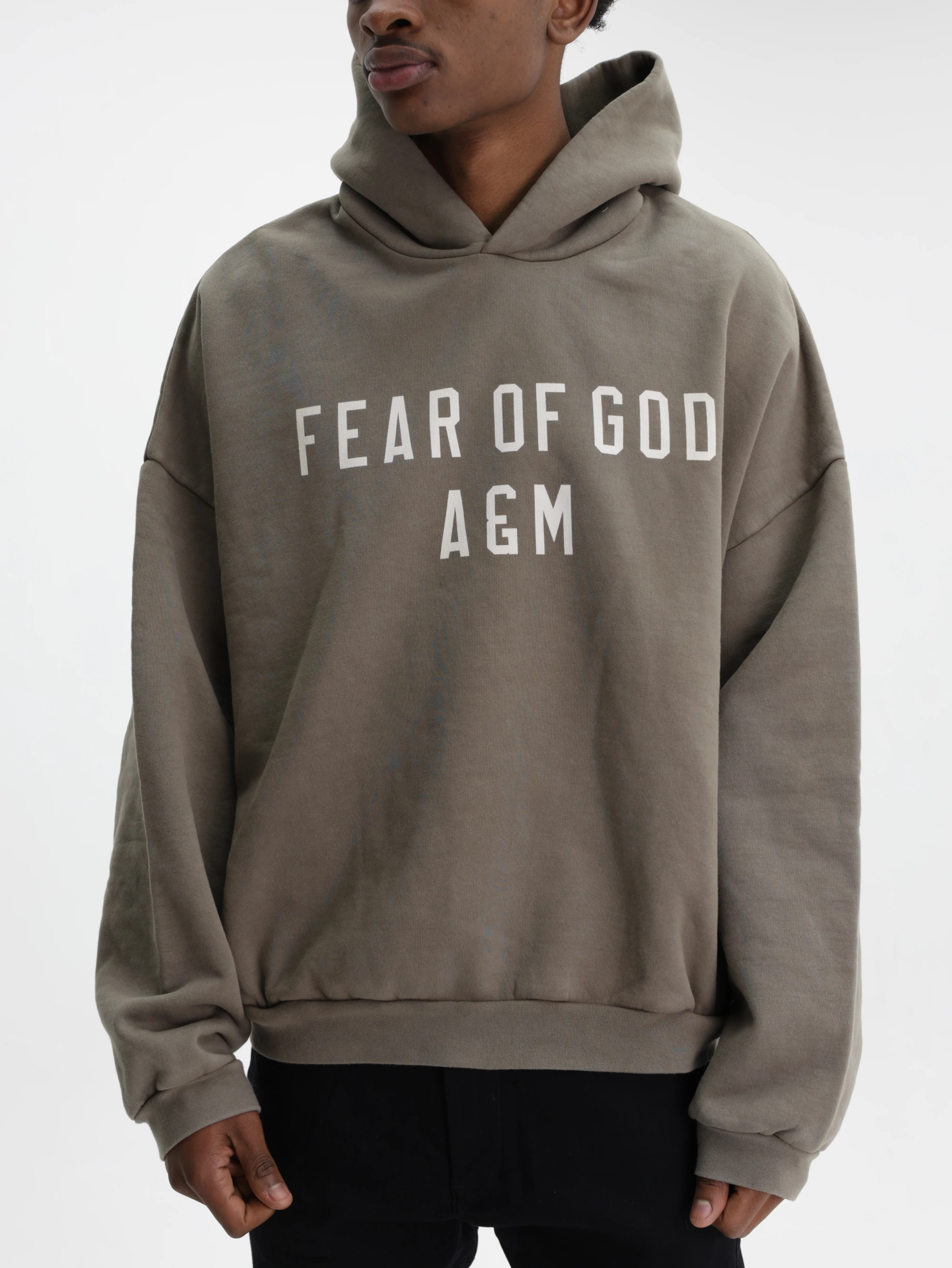 Essentials Fear of God Hoodie Military