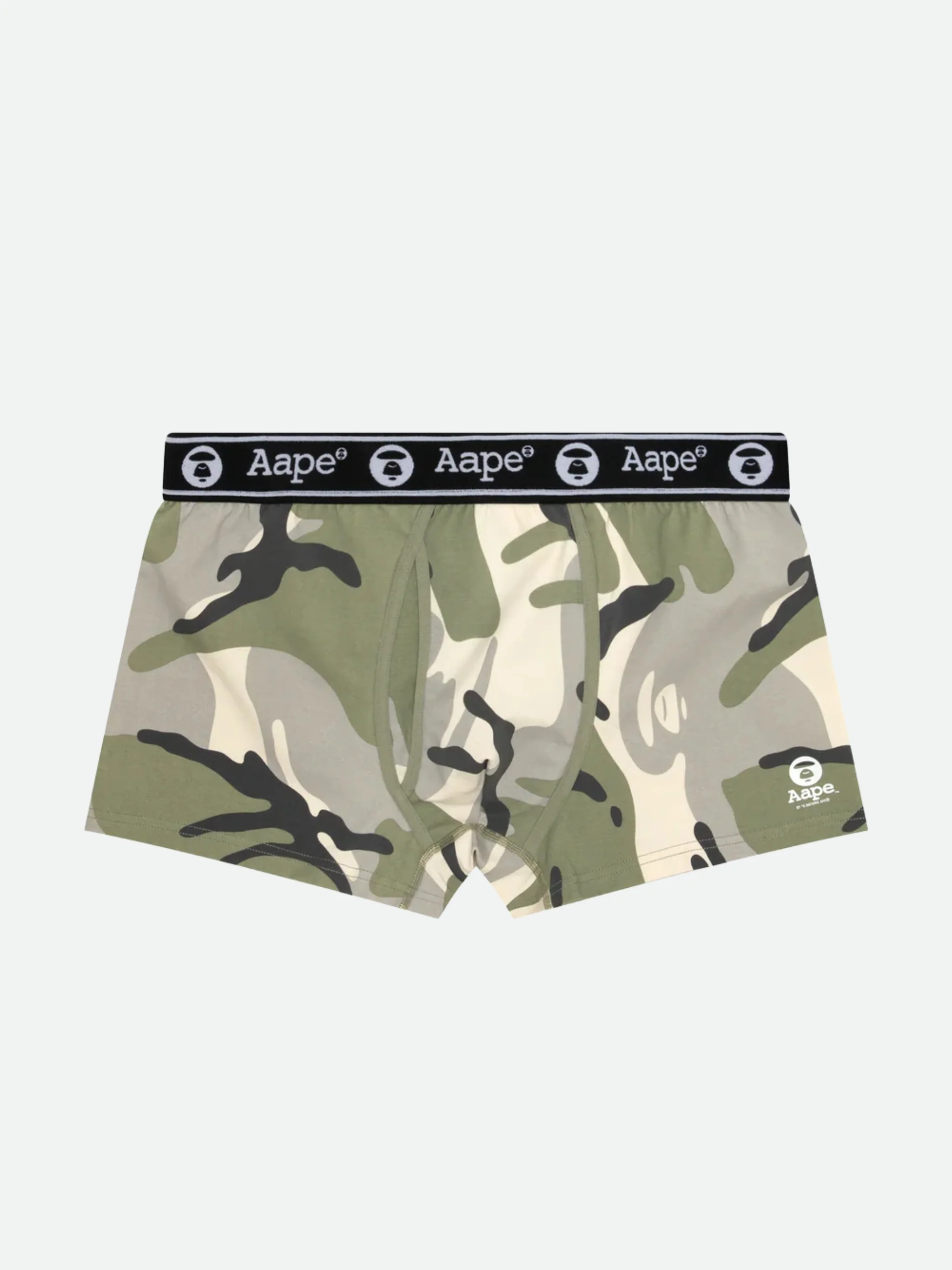 Aape Boxers Logo Khaki-Beige