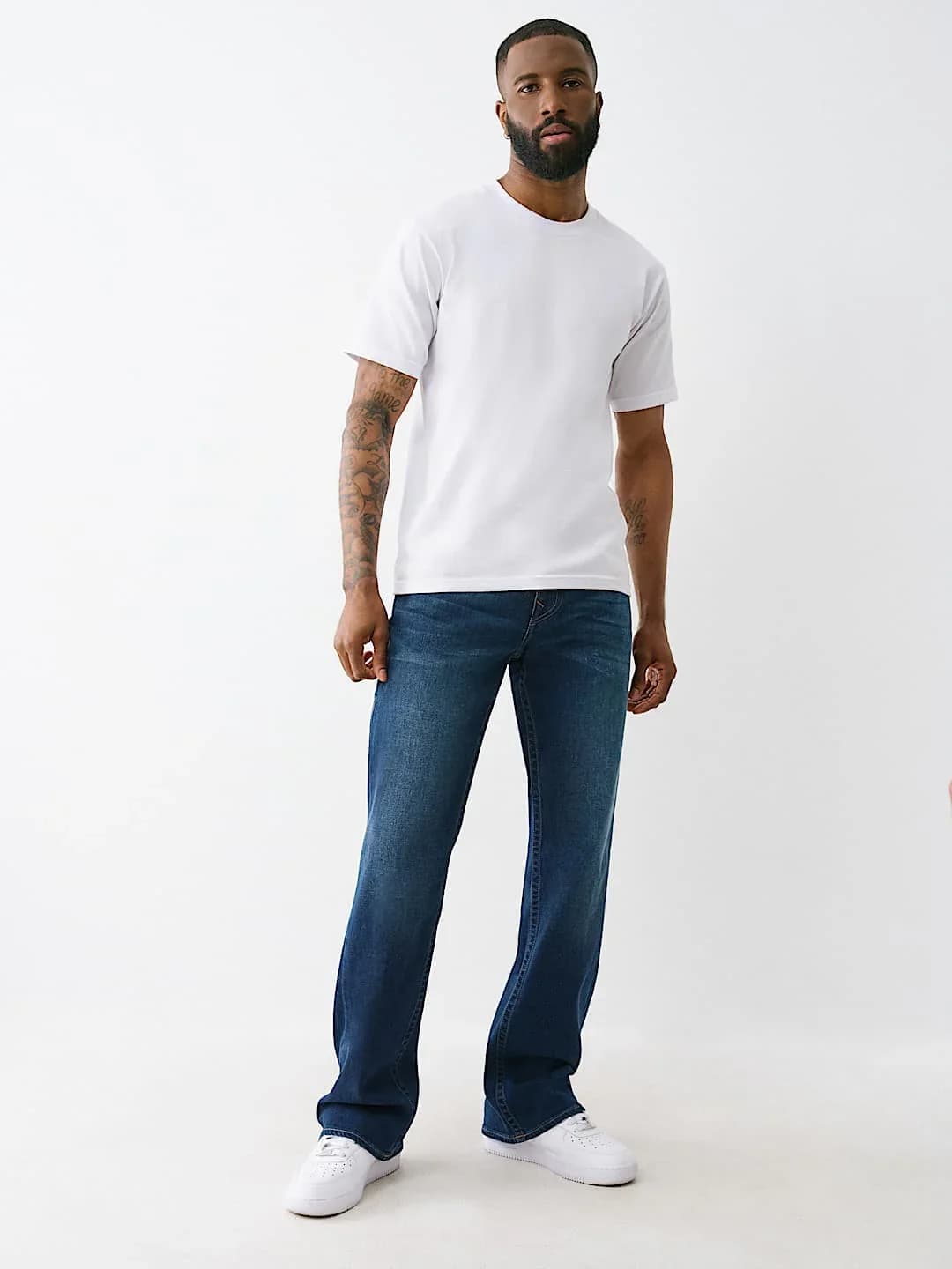True Religion Jeans Ricky Sn Flap 32 In Damon Dark Wash