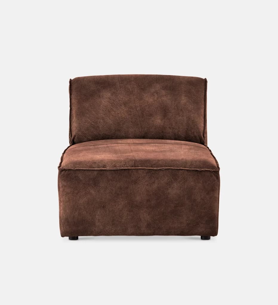 Congo Leather Modular Couch - Daybed piece
