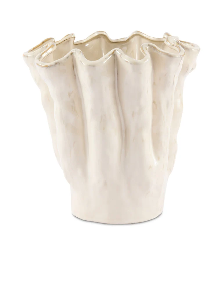 Stone Dust Ceramic Vase