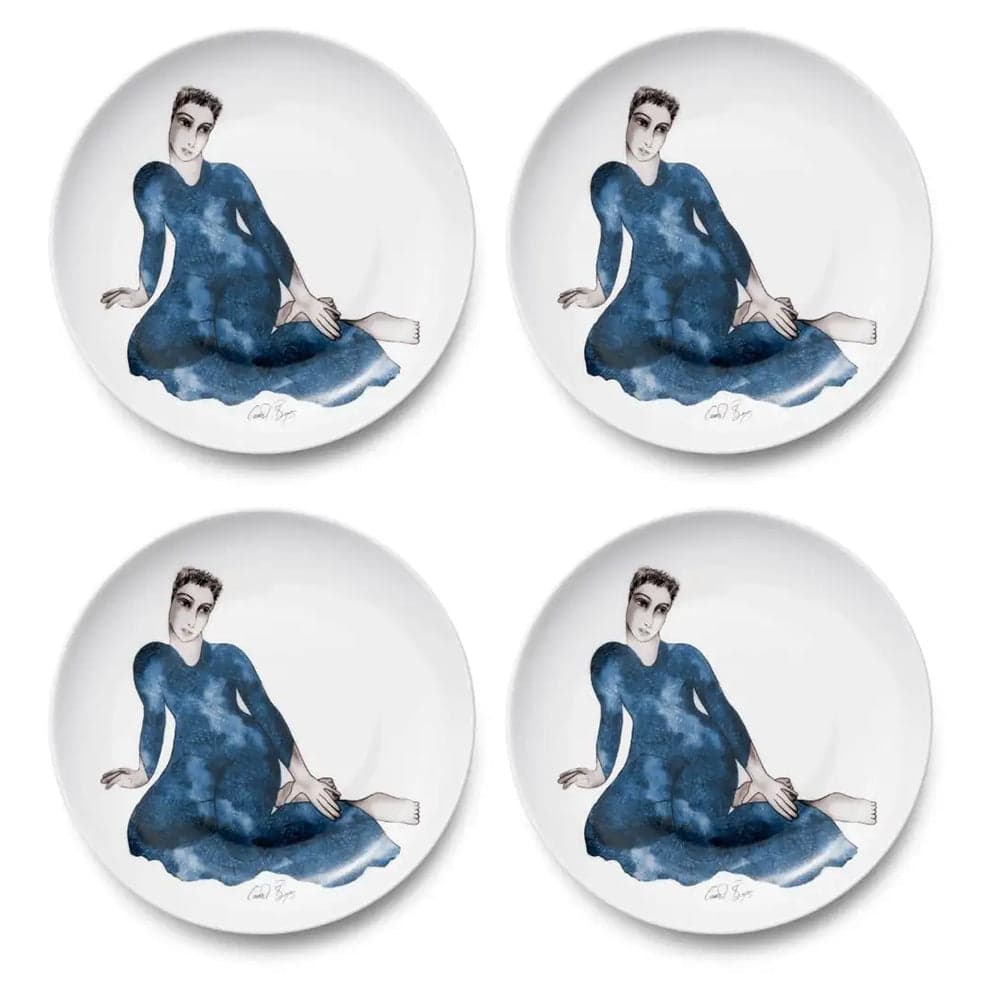 Carrol Boyes Indigo Girls Spellbinding Side Plates, Set Of 4