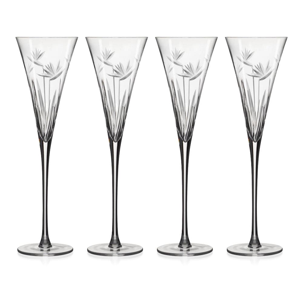 Carrol Boyes Strelitzia Champagne Flutes, Set Of 4