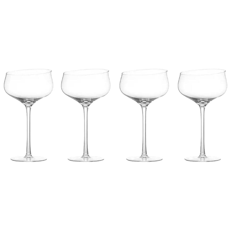 Carrol Boyes Sway Coupe Champagne Glasses, Set Of 4