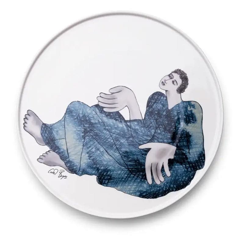 Carrol Boyes Indigo Girl Round Platter, 28cm