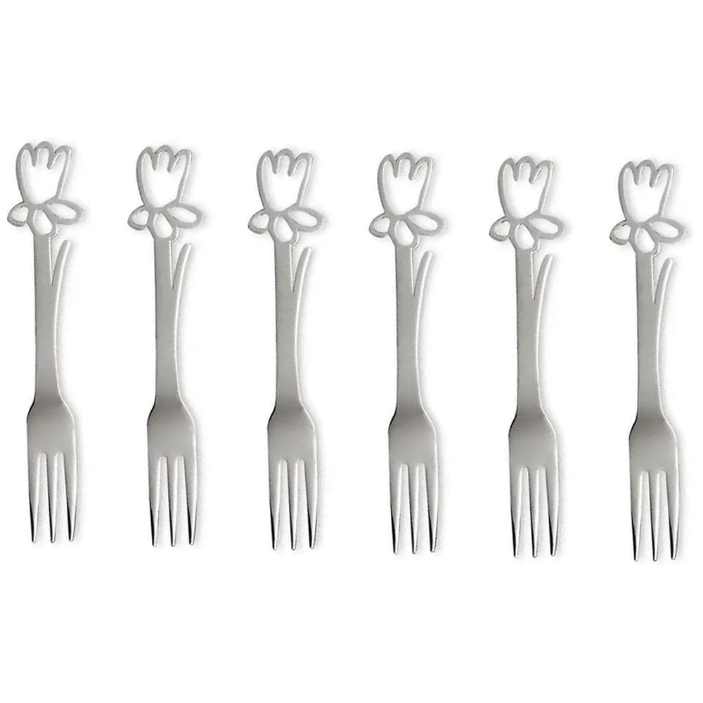 Carrol Boyes Set Of 6 Cake Forks