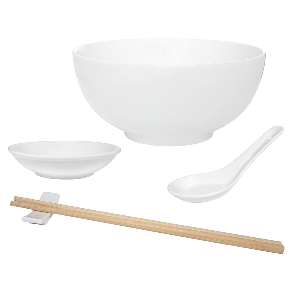White Basics 10pc Noodle Bowl Set