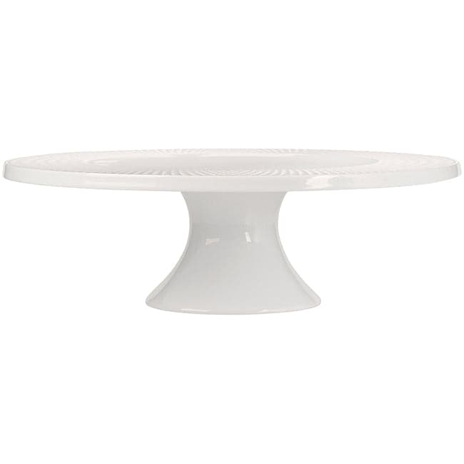 Maxwell & Williams White Basics Diamonds Footed Cake Stand
