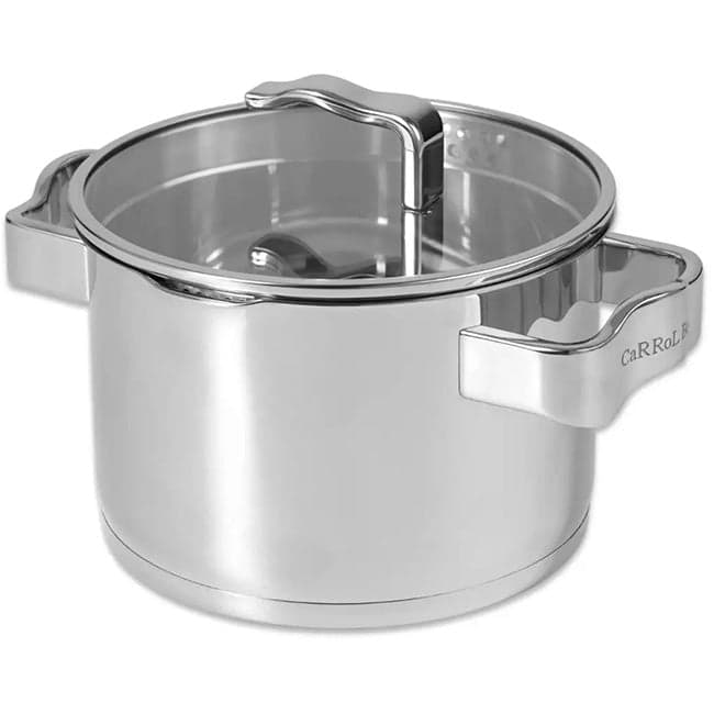 Carrol Boyes 20cm Stainless Steel Casserole Pot, Flow, 7L