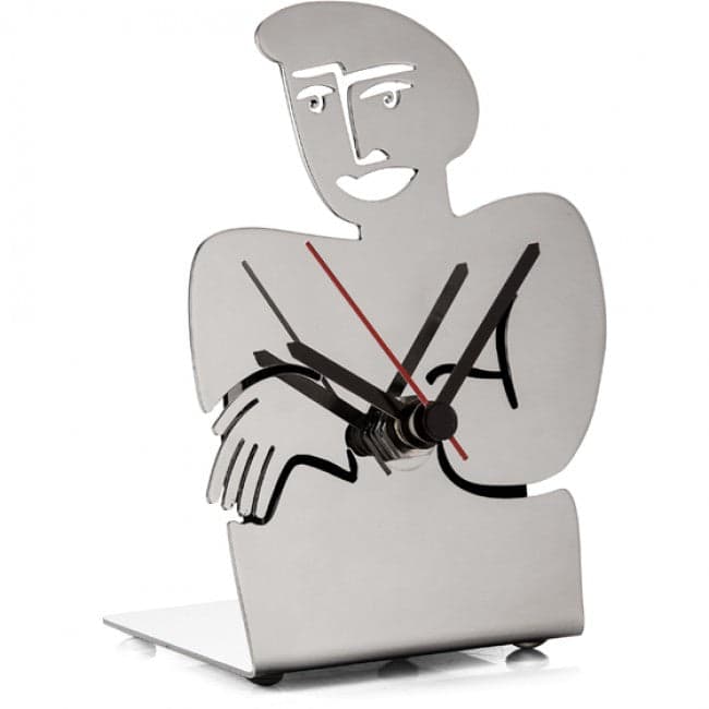 Carrol Boyes Desk Clock, Face Off