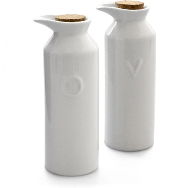 Eetrite Just White Oil & Vinegar Serving Set