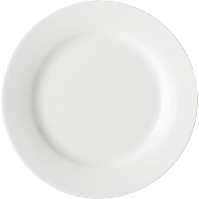 White Basics Rim Side Plate, 19cm