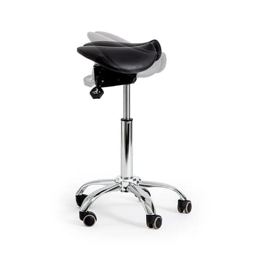 Ergo Saddle Chair with Seat Tilt