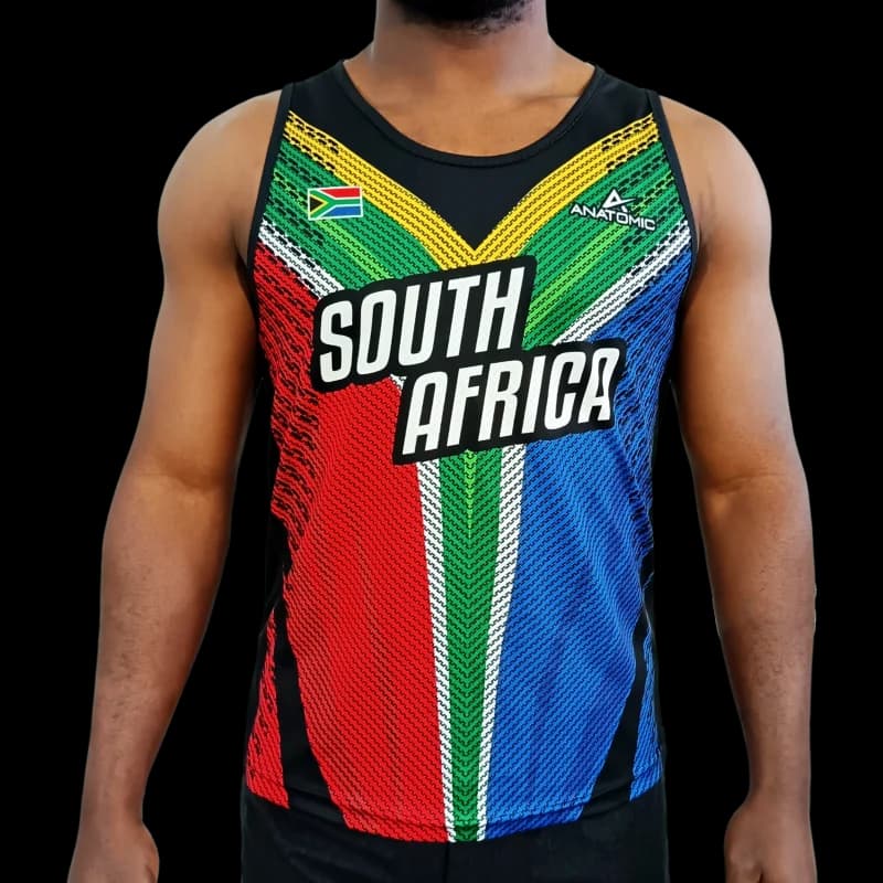 SA Mzansi Mens Running Vest