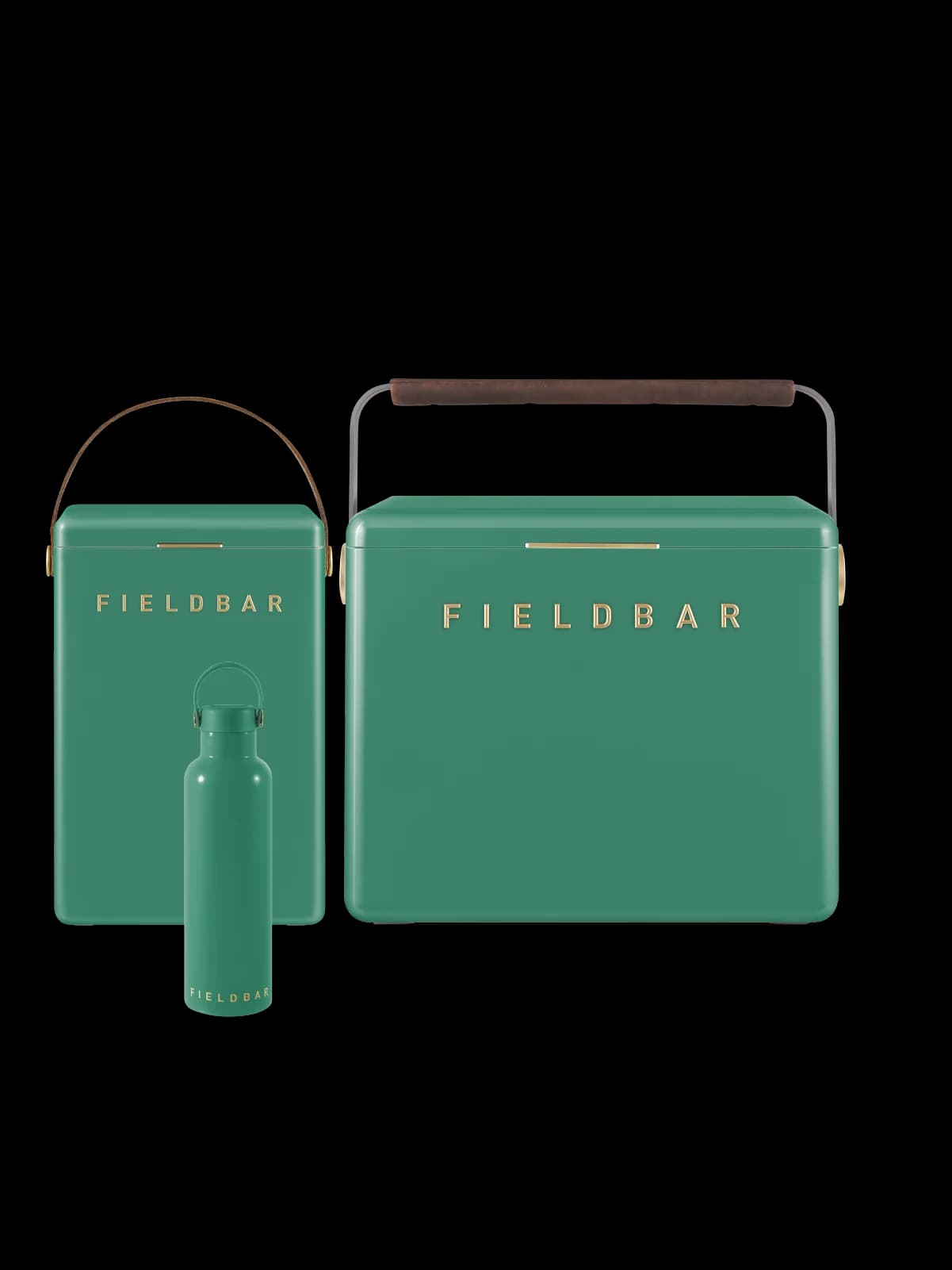 Cooler Box Set & Field Bottle / Parisian Green
