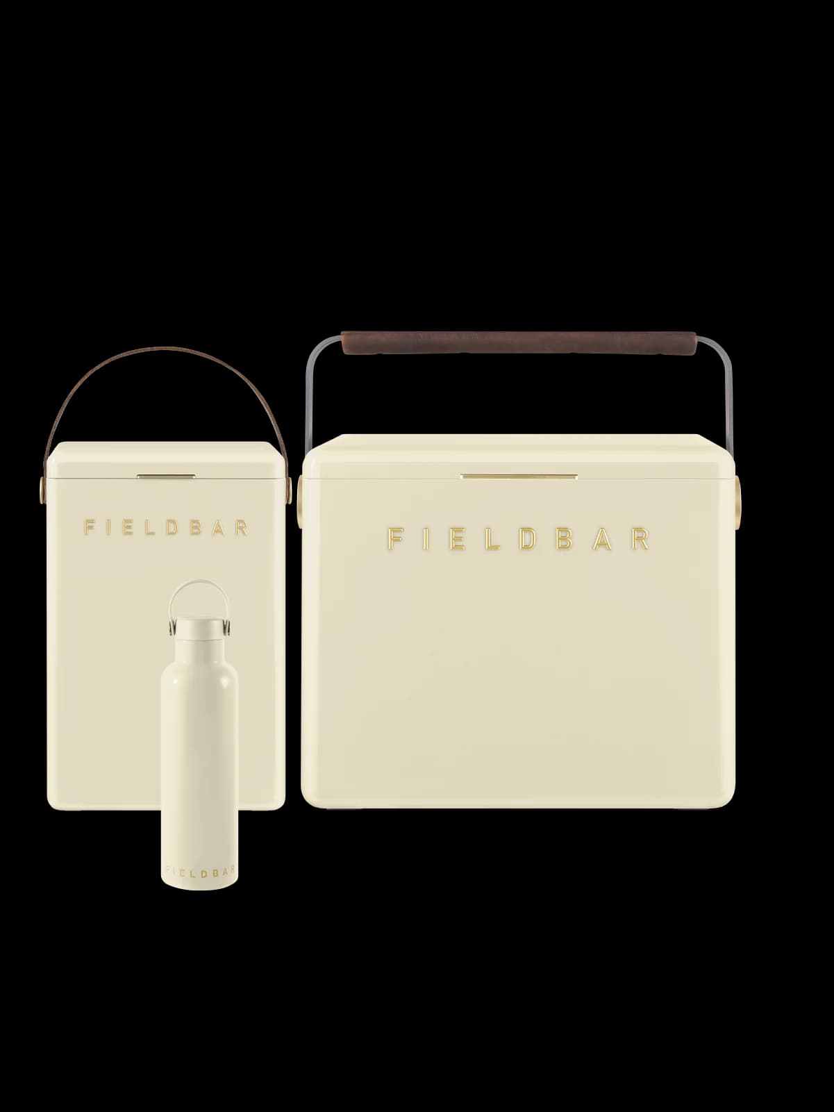 Cooler Box Set & Field Bottle / Safari White