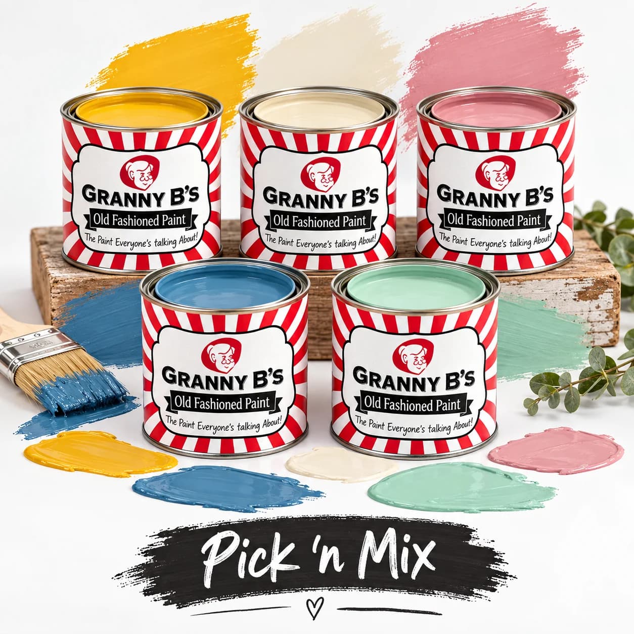 Pick 'n Mix Any 5 x 1 litres Chalkpaint R999