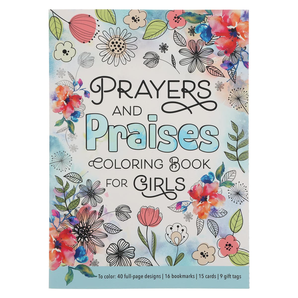 Prayers and Praises Coloring Book for Girls (Paperback)
