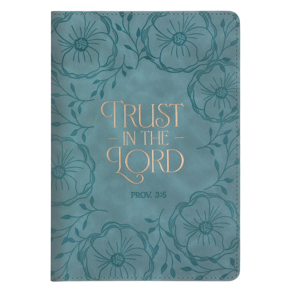 Trust in the Lord Teal Faux Leather Journal