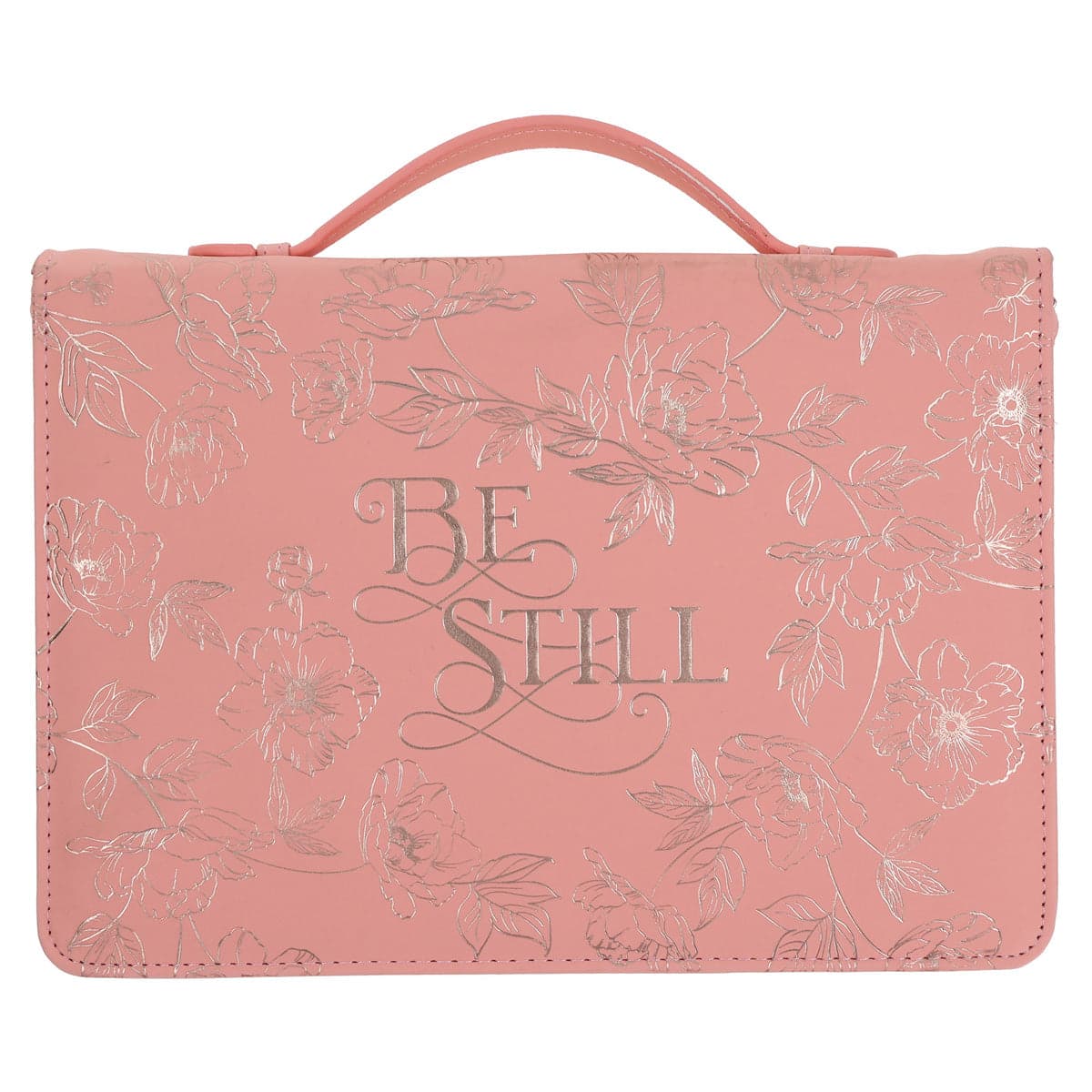 Be Still Faux Leather Bible Bag