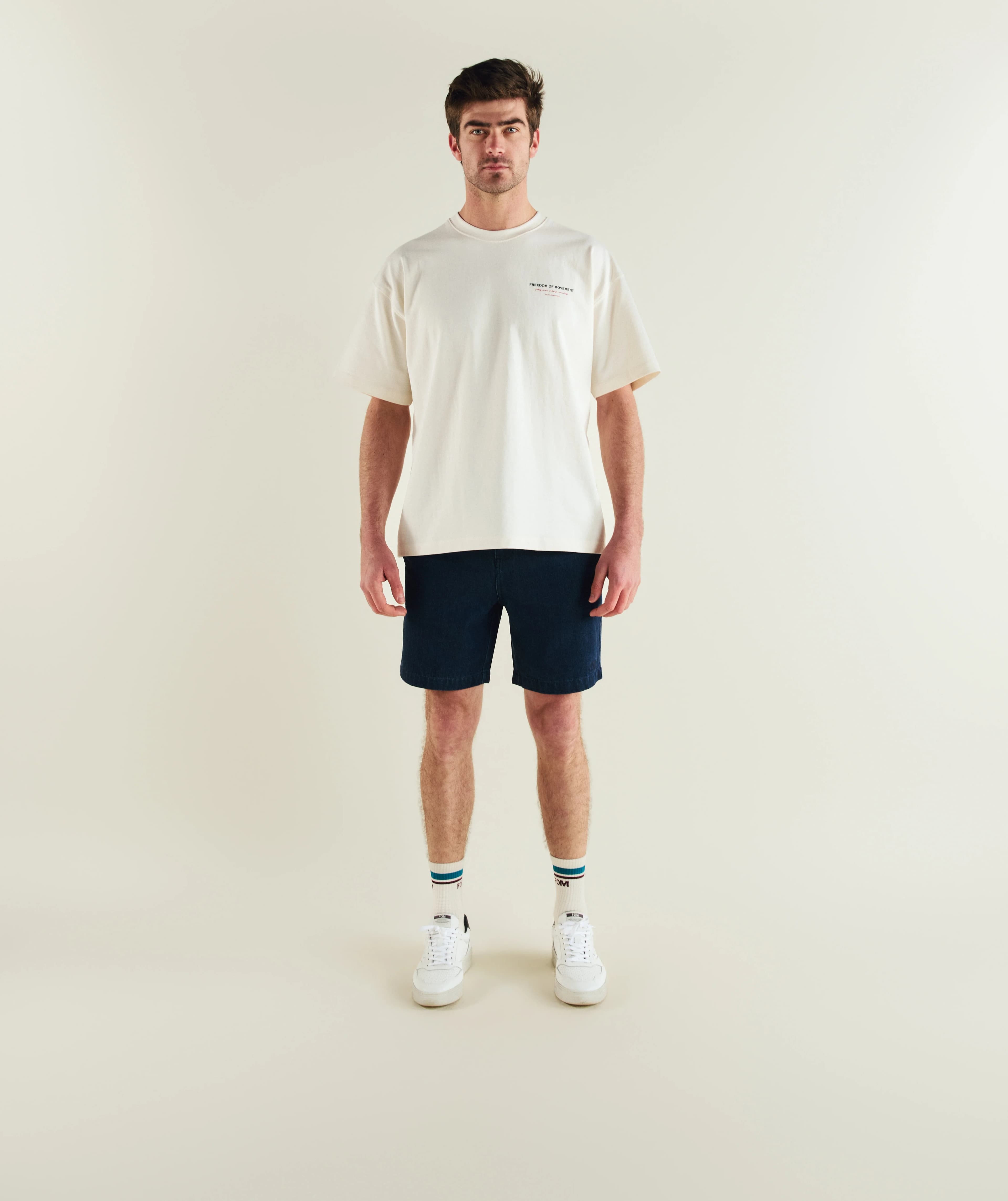 FOM x Kolisi Cotton Twill Shorts - Dark Indigo
