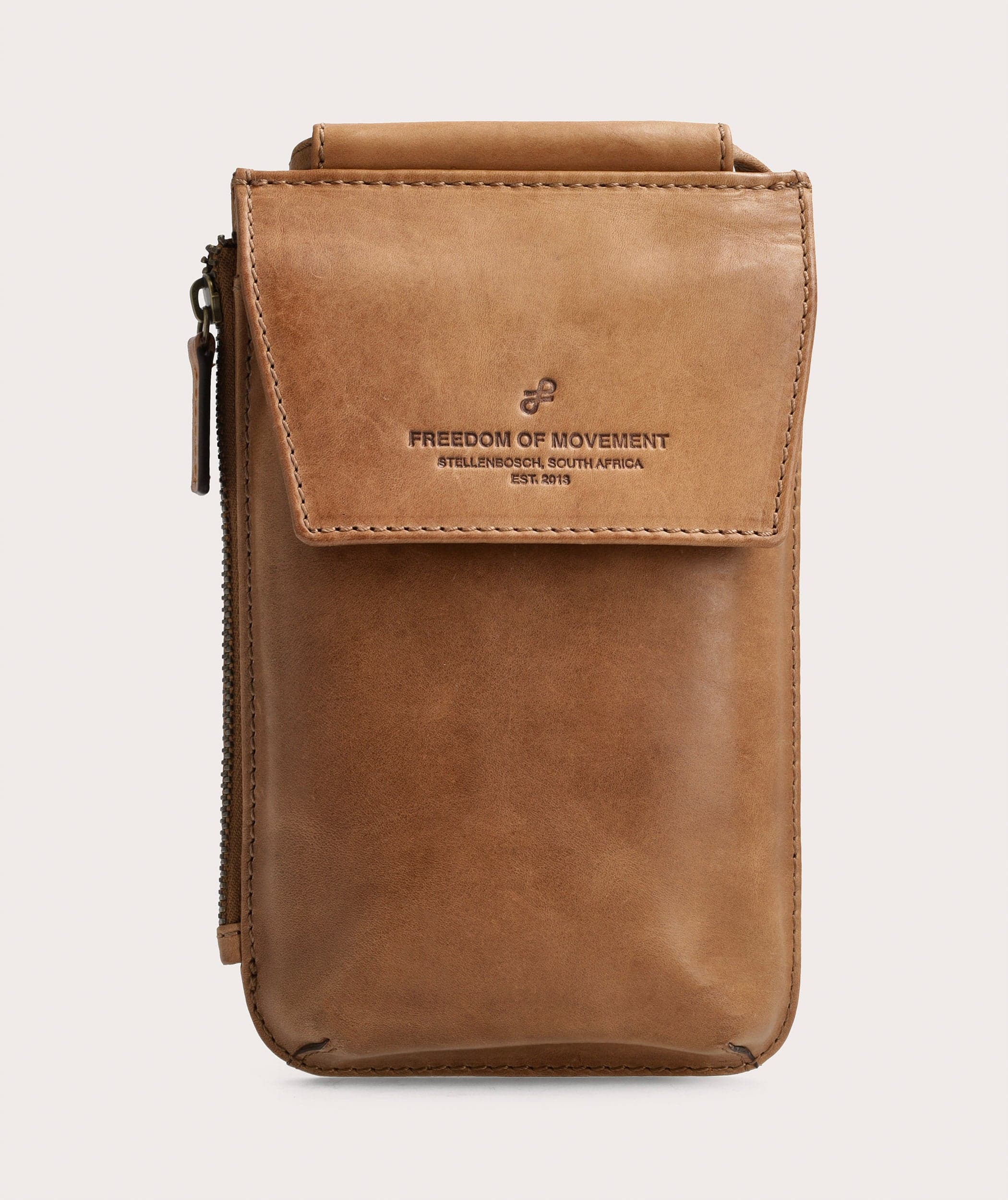 FOM Crossbody Cellphone Pouch - Pecan