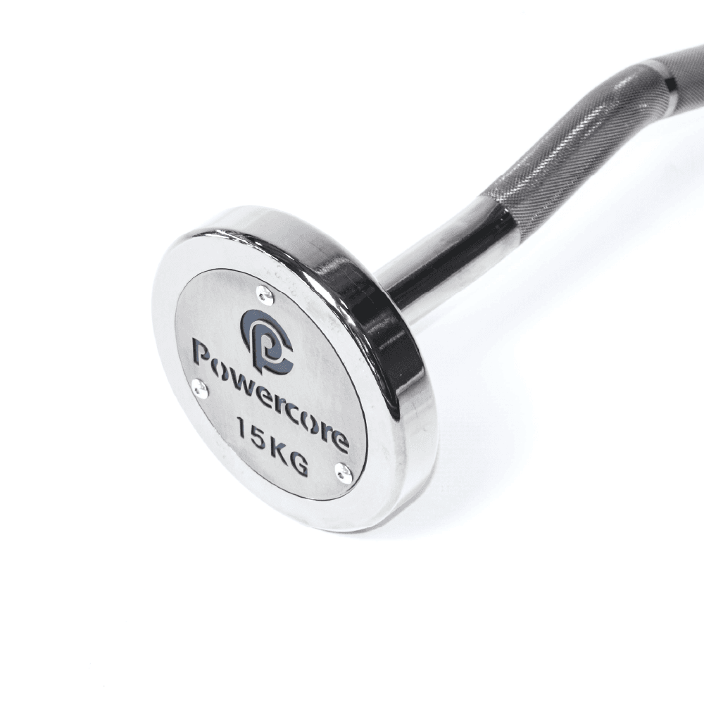 Powercore Chrome EZ Barbell Set (15kg - 35kg)