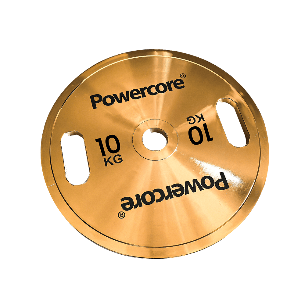 Powercore Rose Gold Electroplated Weight Plate - 10kg