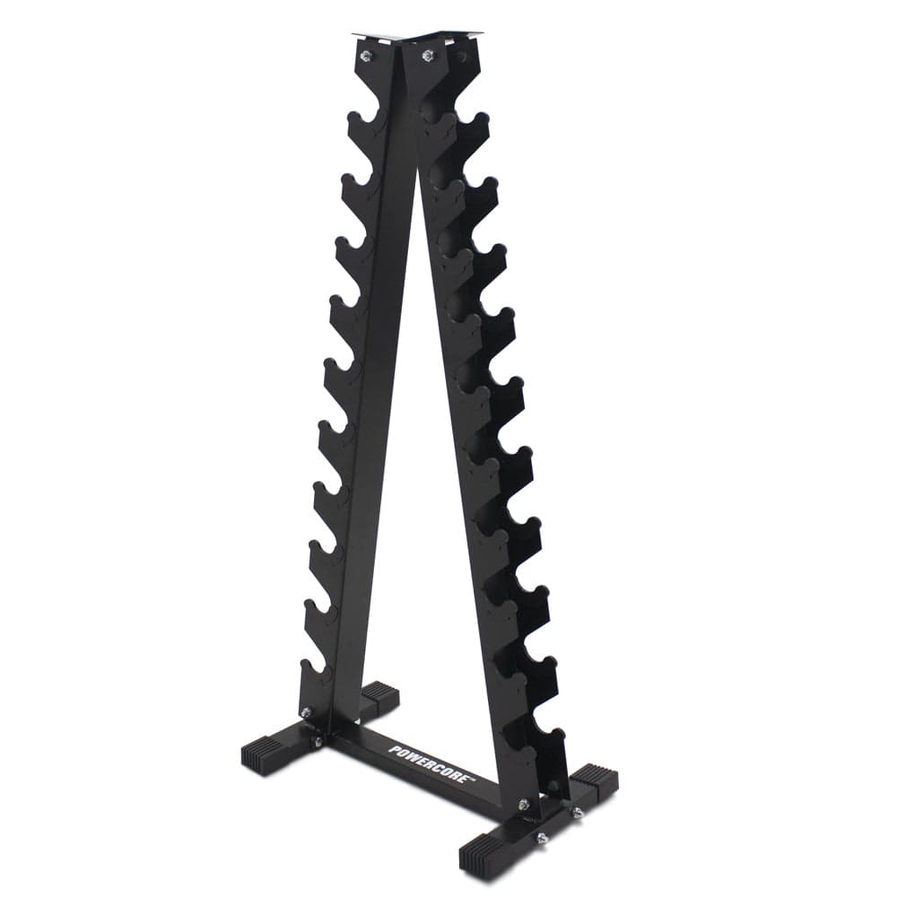 Powercore Aerobic Dumbbell Rack (10 Pairs of Light Dumbbells)