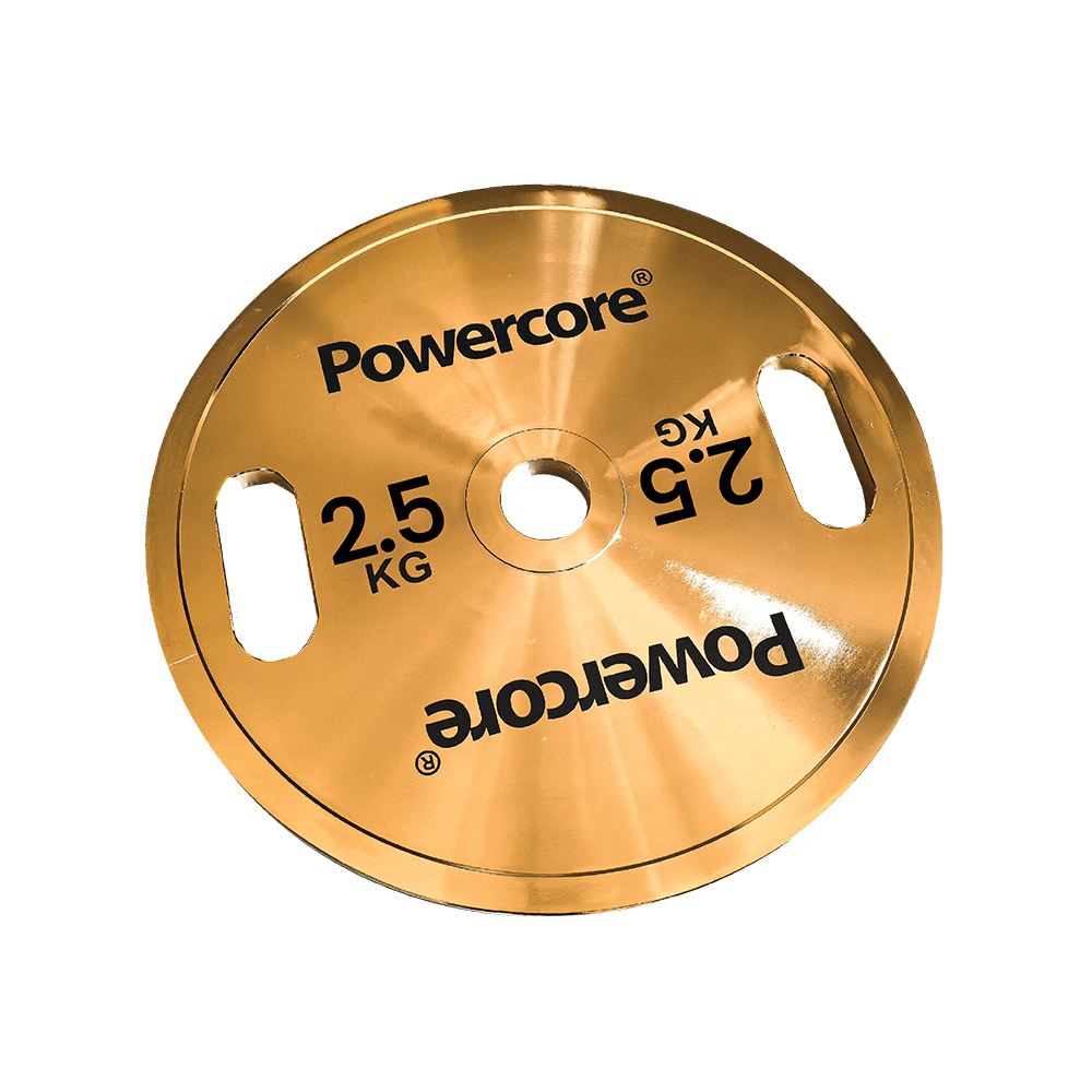 Powercore Rose Gold Electroplated Weight Plate - 2.5kg