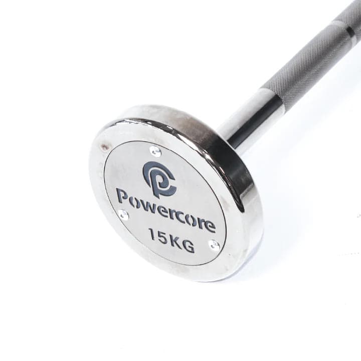 Powercore Chrome Straight Barbell 5pc Set (10kg- 50kg)