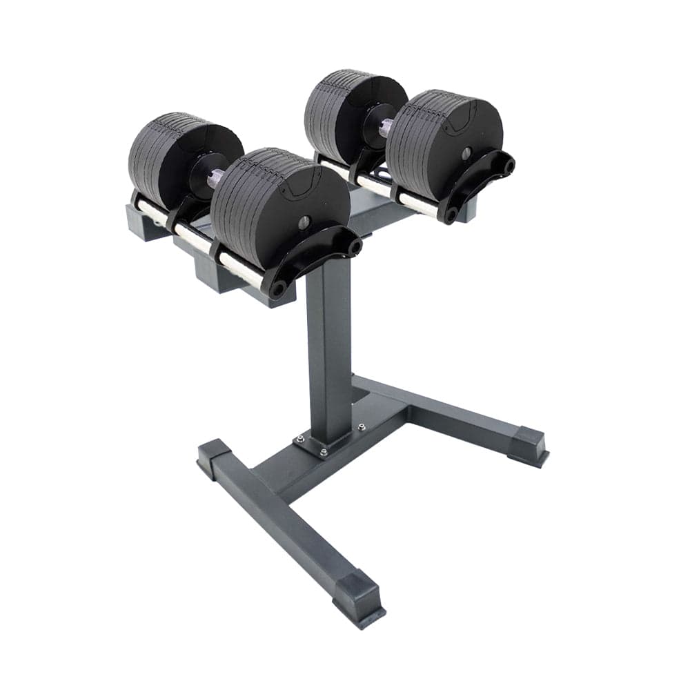Powercore 36kg Smart Adjustable Dumbbells with Stand