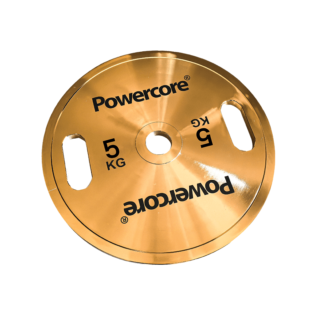 Powercore Rose Gold Electroplated Weight Plate - 5kg