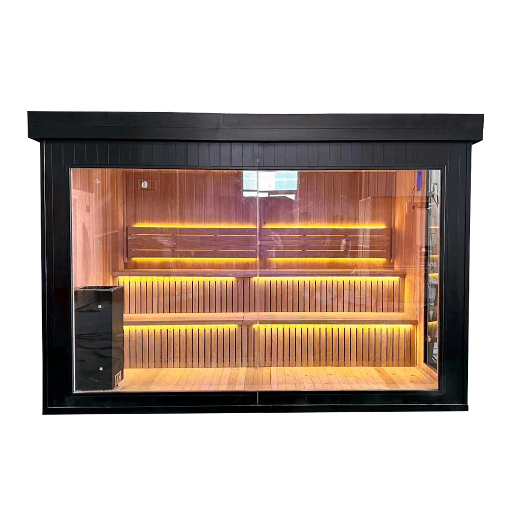 Powercore Hybrid 6 Person Outdoor Sauna (3 x 2 x 2.1m)