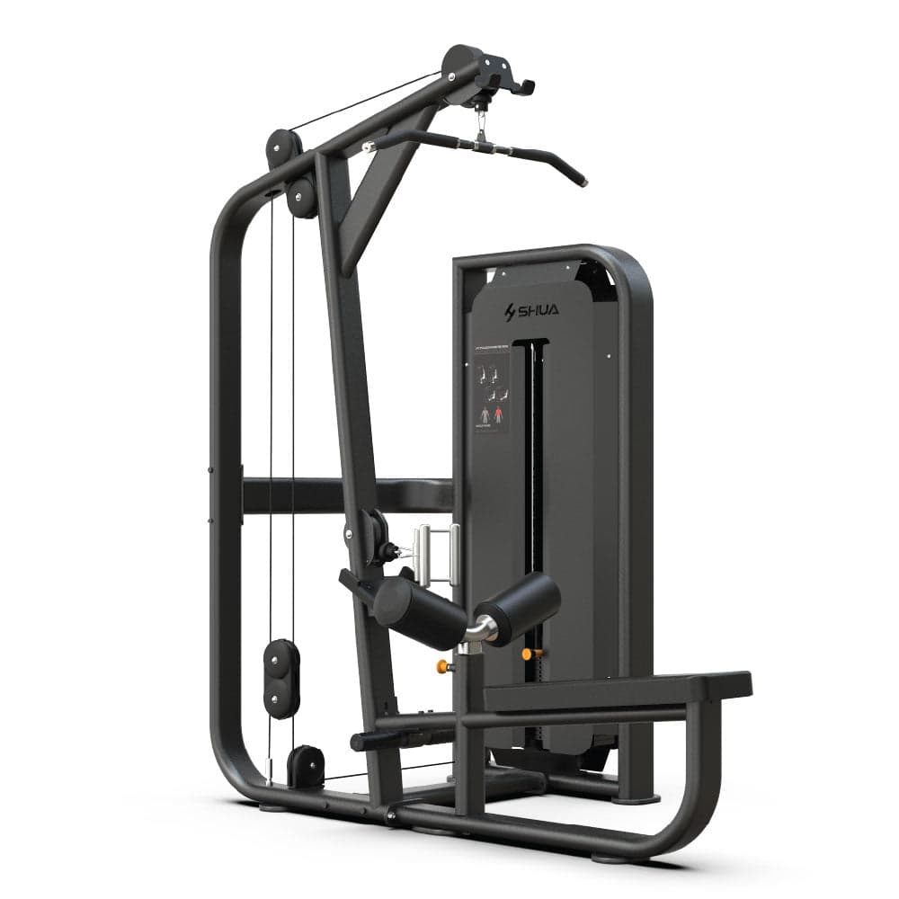 Shua Lat Pulldown / Seated Row Dual Machine (Black)