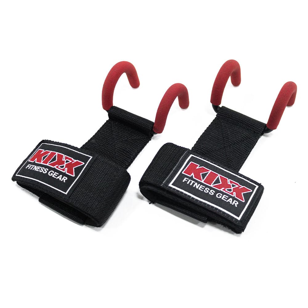 Kix Power Lifting Hook Wrist Wrap Red